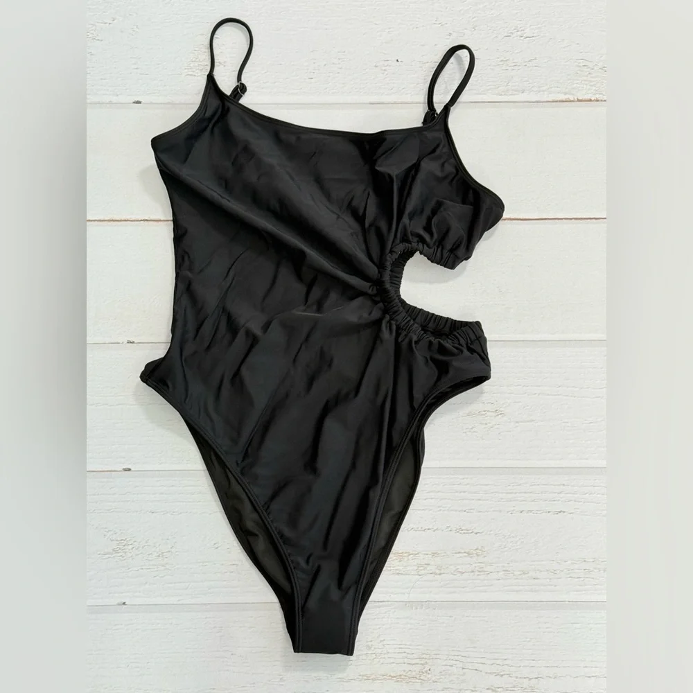 RAMY BROOK Blythe Cutout One Piece Swimsuit Size Large